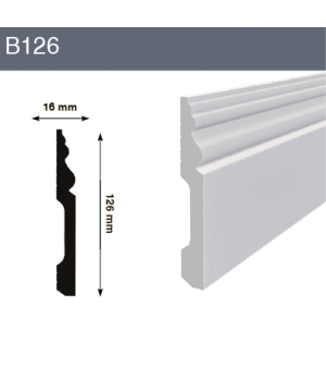 Напольный плинтус B126