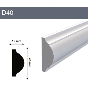 Декоративный молдинг D40
