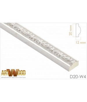 Декоративный молдинг D20-W4